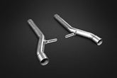 Capristo Bentley Continental W12 Supersport/GTC/GTSpeed (before 2012) - Middle Silencer / Secondary Cat Replacement Pipes